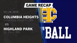 Recap: Columbia Heights  vs. Highland Park  2016