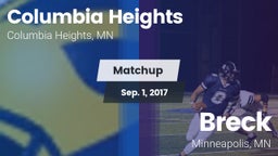 Matchup: Columbia Heights vs. Breck  2017