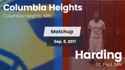Matchup: Columbia Heights vs. Harding  2017