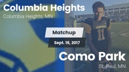 Matchup: Columbia Heights vs. Como Park  2017