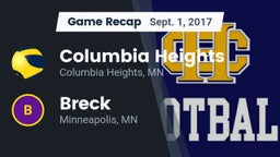 Recap: Columbia Heights  vs. Breck  2017