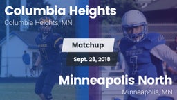 Matchup: Columbia Heights vs. Minneapolis North  2018