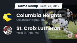 Recap: Columbia Heights  vs. St. Croix Lutheran  2019
