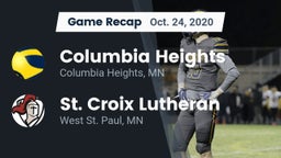 Recap: Columbia Heights  vs. St. Croix Lutheran  2020
