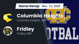 Recap: Columbia Heights  vs. Fridley  2020