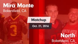Matchup: Mira Monte High vs. North  2016