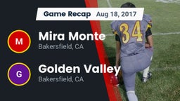 Recap: Mira Monte  vs. Golden Valley  2017