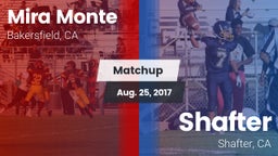 Matchup: Mira Monte High vs. Shafter  2017