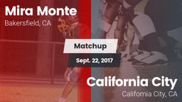 Matchup: Mira Monte High vs. California City  2017