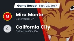 Recap: Mira Monte  vs. California City  2017