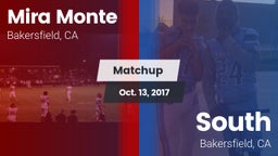 Matchup: Mira Monte High vs. South  2017