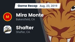 Recap: Mira Monte  vs. Shafter  2019