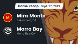 Recap: Mira Monte  vs. Morro Bay  2019