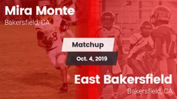 Matchup: Mira Monte High vs. East Bakersfield  2019