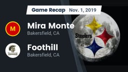 Recap: Mira Monte  vs. Foothill  2019