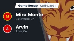 Recap: Mira Monte  vs. Arvin  2021