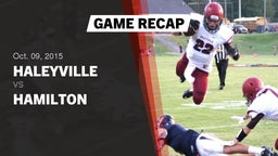 Recap: Haleyville  vs. Hamilton  2015