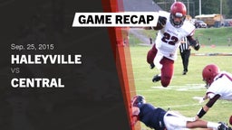 Recap: Haleyville  vs. Central  2015