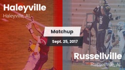 Matchup: Haleyville High vs. Russellville  2017