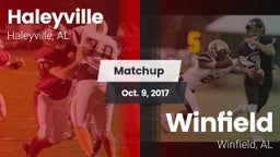 Matchup: Haleyville High vs. Winfield  2017