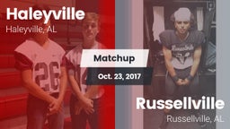 Matchup: Haleyville High vs. Russellville  2017
