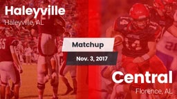 Matchup: Haleyville High vs. Central  2017