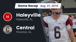 Recap: Haleyville  vs. Central  2018