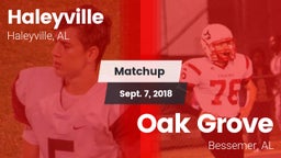 Matchup: Haleyville High vs. Oak Grove  2018