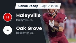 Recap: Haleyville  vs. Oak Grove  2018