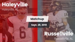 Matchup: Haleyville High vs. Russellville  2018