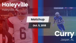 Matchup: Haleyville High vs. Curry  2018