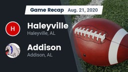 Recap: Haleyville  vs. Addison  2020