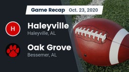 Recap: Haleyville  vs. Oak Grove  2020