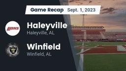 Recap: Haleyville  vs. Winfield  2023