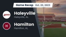 Recap: Haleyville  vs. Hamilton  2023