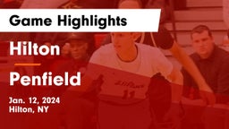 Hilton  vs Penfield  Game Highlights - Jan. 12, 2024