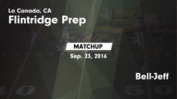 Matchup: Flintridge Prep vs. Bell-Jeff 2016