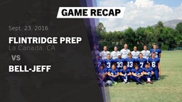 Recap: Flintridge Prep  vs. Bell-Jeff 2016