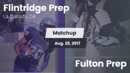Matchup: Flintridge Prep vs. Fulton Prep 2017