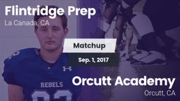 Matchup: Flintridge Prep vs. Orcutt Academy  2017