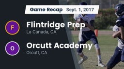 Recap: Flintridge Prep  vs. Orcutt Academy  2017