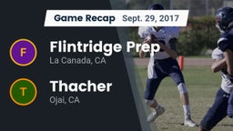 Recap: Flintridge Prep  vs. Thacher  2017