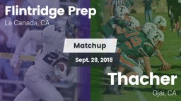 Matchup: Flintridge Prep vs. Thacher  2018