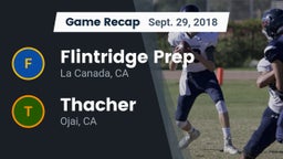 Recap: Flintridge Prep  vs. Thacher  2018