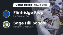 Recap: Flintridge Prep  vs. Sage Hill School 2018