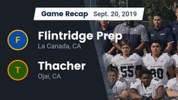 Recap: Flintridge Prep  vs. Thacher  2019