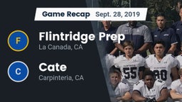 Recap: Flintridge Prep  vs. Cate  2019