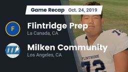 Recap: Flintridge Prep  vs. Milken Community  2019