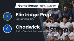 Recap: Flintridge Prep  vs. Chadwick  2019