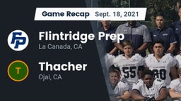 Recap: Flintridge Prep  vs. Thacher  2021